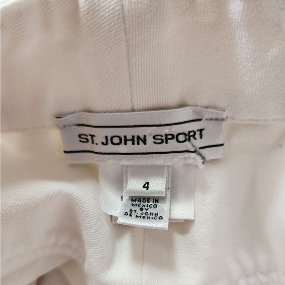St. John Sport High Rise Straight Leg Jeans Size 4 - Picture 4 of 5